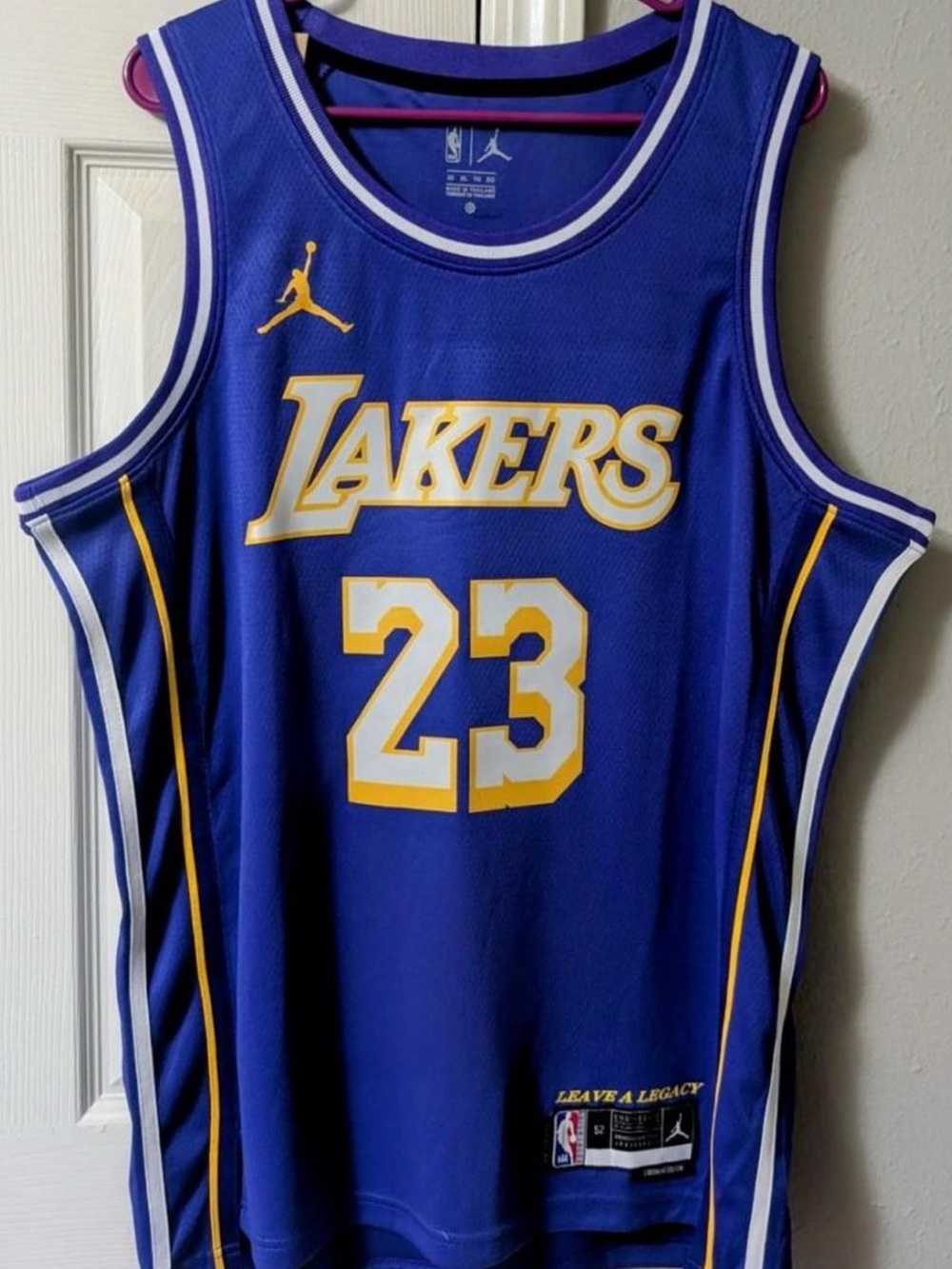 Nike Los Angeles Lakers statement edition LeBron James swingman jersey